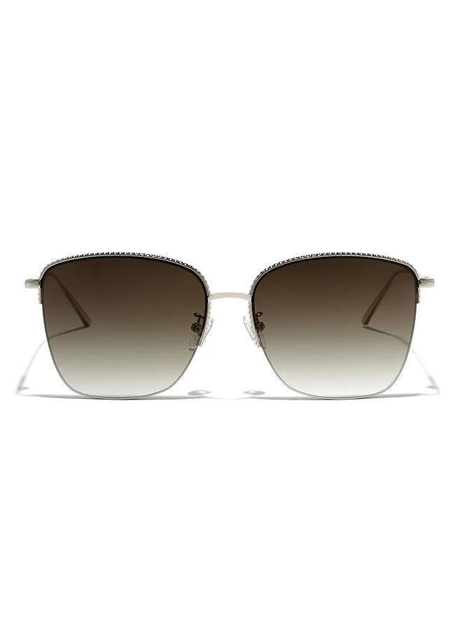 30Sundays 30Sundays MAGNOLIA,Women Sunglasses, Square Sunglasses, UV Protection: UV400 (Gold,Brown)