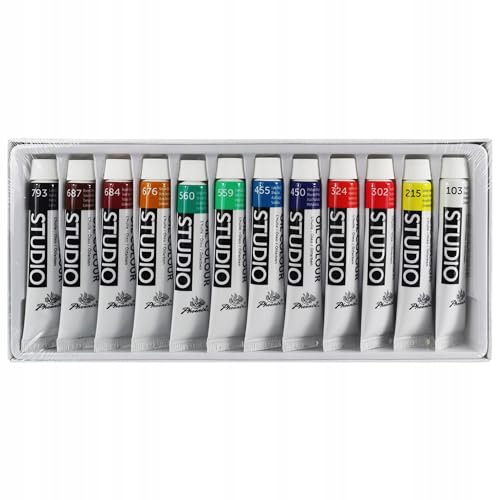 PHOENIX Oil Painting Set 12 Colors x12ml / 0.4Fl Oz Tubes Nontoxic Oil Based Paints for Canvas, Great Value Art Paints for Artists Craft Painting Supplies for Kids, Students and Beginners - Image 4