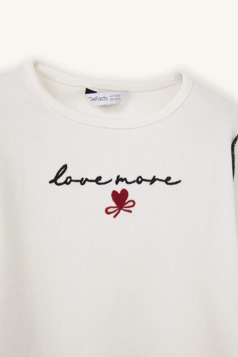 ديفاكتو Baby Girl Ribbed Camisole T-Shirt