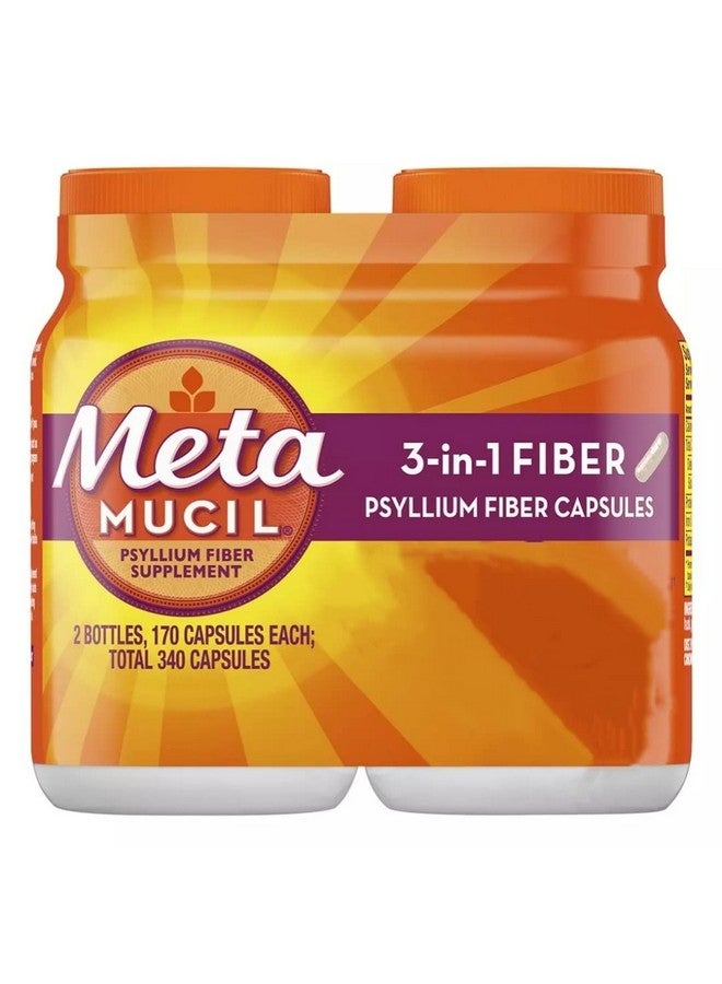 Metamucil Fiber Therapy for Regularity, Fiber Supplement, 170 Count (Pack of 2) - Image 1