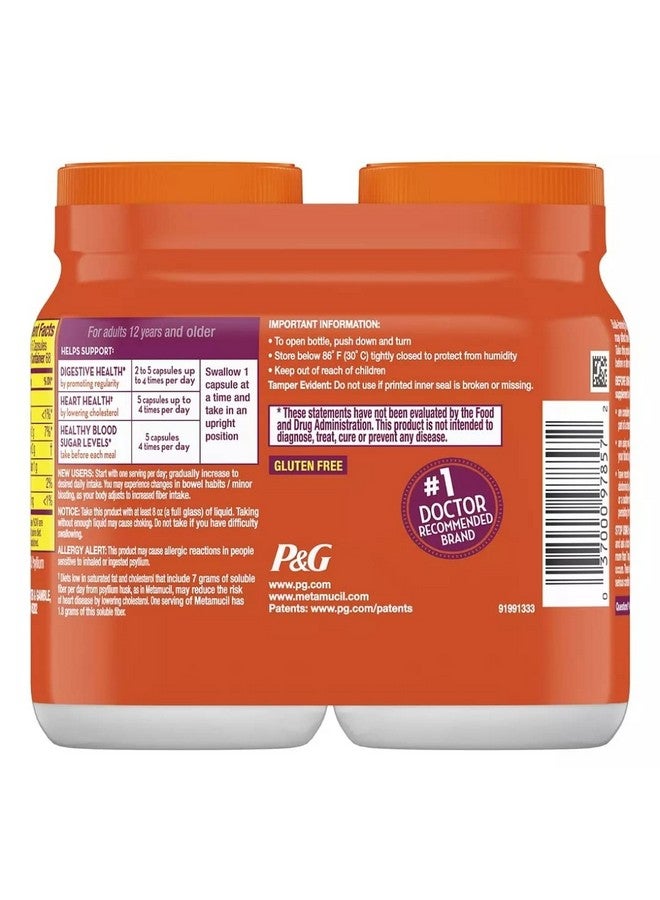 Metamucil Fiber Therapy for Regularity, Fiber Supplement, 170 Count (Pack of 2) - Image 2