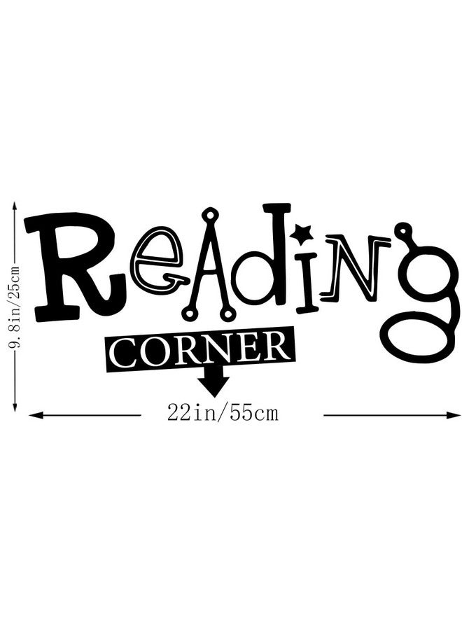 Fencosyn Reading Corner Removable Baby Classroom Decor Wall Decals Stickers - Image 2