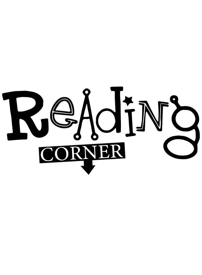 Fencosyn Reading Corner Removable Baby Classroom Decor Wall Decals Stickers - Image 1