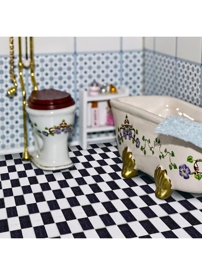 NUOBESTY 18Pcs Dollhouse Floor Sheet Mini Floorboard Wood Dollhouse Flooring Decoration Doll House Furniture Accessories - Image 4