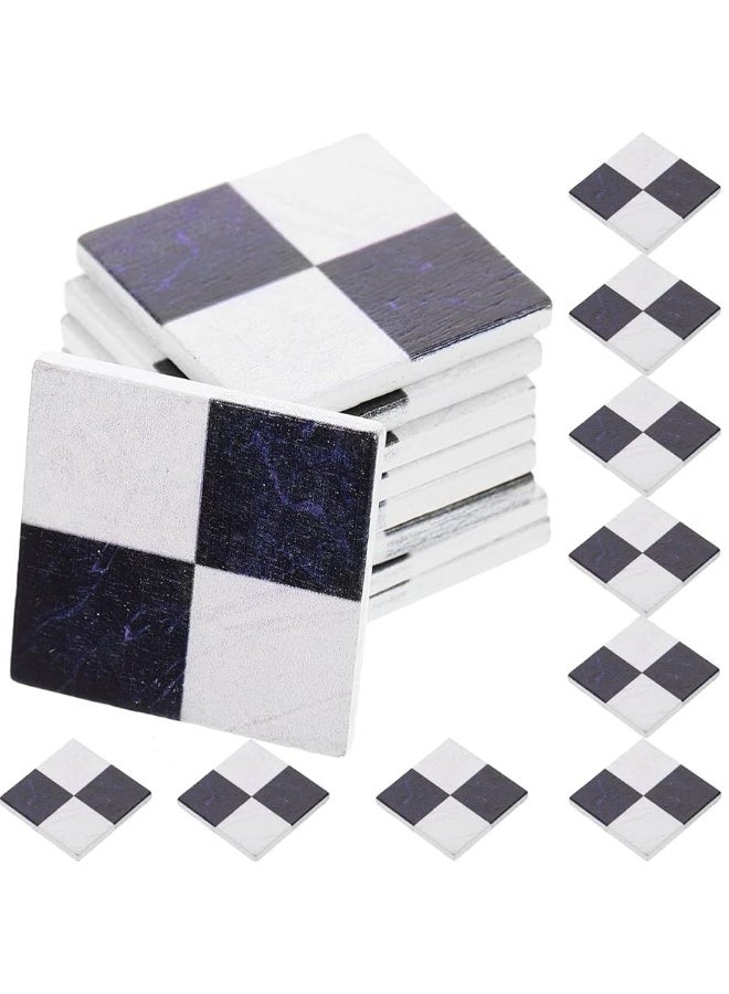 NUOBESTY 18Pcs Dollhouse Floor Sheet Mini Floorboard Wood Dollhouse Flooring Decoration Doll House Furniture Accessories - Image 2