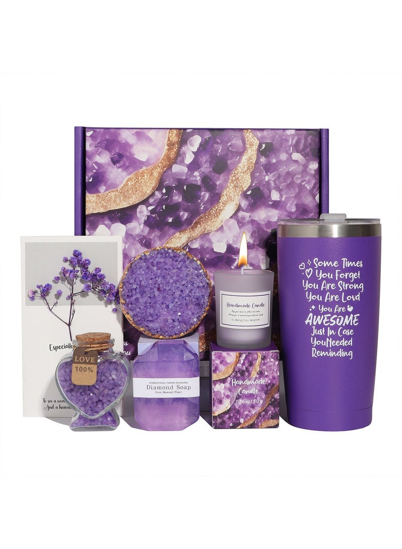 Bolivia's Gifts Basket for Women - Birthday Gifts for Women,Women Gifts Set Contains 6 Items Unique Female Gift Ideas,Relaxing Spa Care Package for Women Gifts for Her Wife Bestie Sister - Image 1