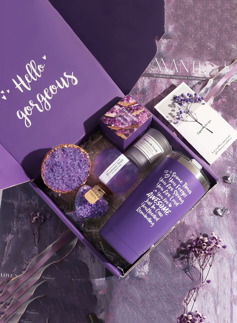 Bolivia's Gifts Basket for Women - Birthday Gifts for Women,Women Gifts Set Contains 6 Items Unique Female Gift Ideas,Relaxing Spa Care Package for Women Gifts for Her Wife Bestie Sister - Image 3