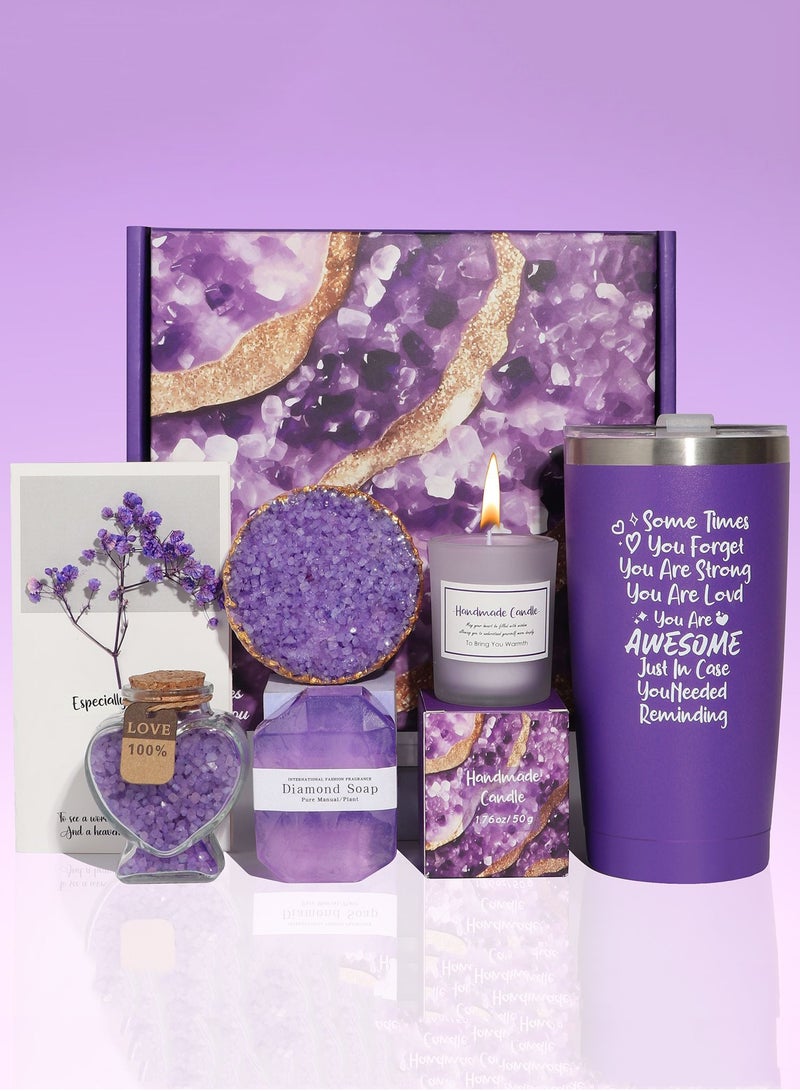 Bolivia's Gifts Basket for Women - Birthday Gifts for Women,Women Gifts Set Contains 6 Items Unique Female Gift Ideas,Relaxing Spa Care Package for Women Gifts for Her Wife Bestie Sister - Image 2