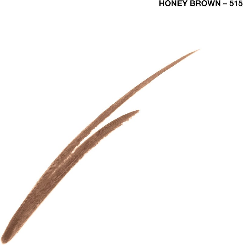 COVERGIRL Easy Breezy Brow Pencil Set - Honey Brown - 3 Piece with Sharpener - Image 4