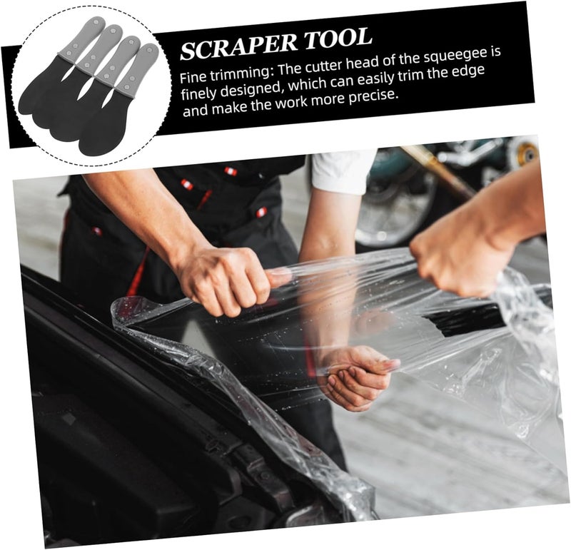 Uonlytech 4pcs Caulking Tools Set Applicator Remover for Caulk Glue and Adhesive Scraper and Spreader for and Automotive Repairs - Image 2
