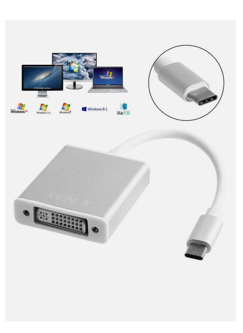 جولف لينك محول USB C إلى VGA للشاشة، محول كابل VGA إلى USB C لجهاز Mac، سلك محول USB C HDMI فيديو متعدد الشاشات لجهاز MacBook Pro وiPad وChromebook وSurface والمزيد.  - Image 4