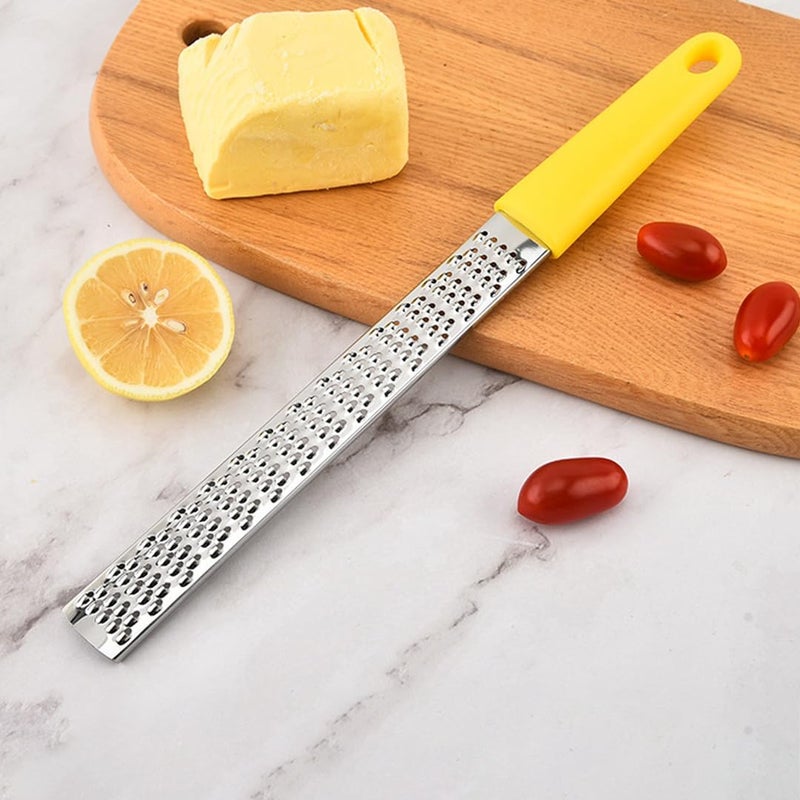 Yingruier Lemon Zester & Cheese Grater & Vegetable Grater — Cheese Lemon, Garlic, Nutmeg, Chocolate, Fruits, Vegetables, Ginger Grater - Cheese Shredder & Stainless Steel Grater - Image 5