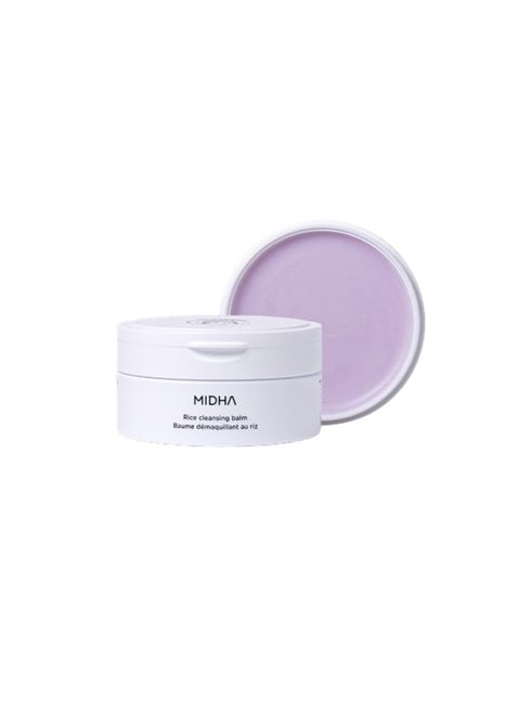 MIDHA Rice Cleansing Balm  Mild and soft cleansing for makeup remove and daily facial wash  non irritating soft melting formulaVegan