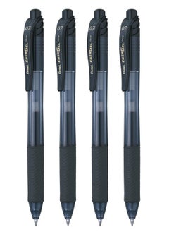 Pentel 4-Piece Energel Gel Ink Pen 0.7mm Tip Black Ink  - Image 1