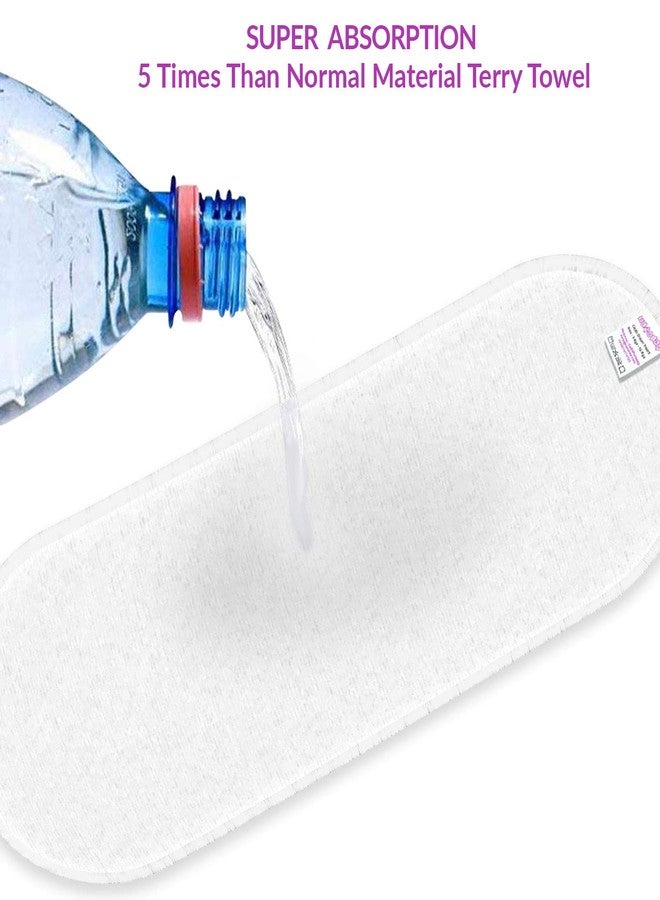 بيمبيكا حشوات من الألياف الدقيقة ثلاثية الطبقات لحفاضات القماش، بطانات حفاضات قابلة لإعادة الاستخدام والغسل لحفاضات الأطفال القماشية (عبوة من 3 قطع) - Image 4