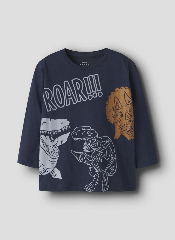 NAME IT Kids Printed Crew Neck T-Shirt - Image 1