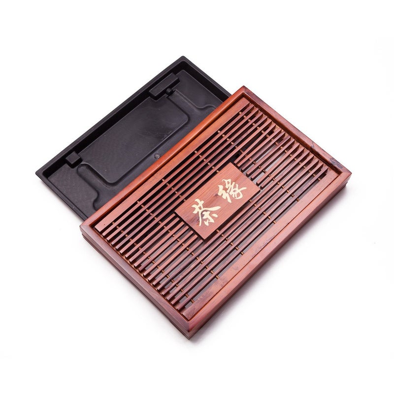Solid Wood Reservoir  Drainage Type Kung Fu GongFu Tea Table Serving Tray L1732 x W1102 x H197 44CM X 28CM X 5CM
