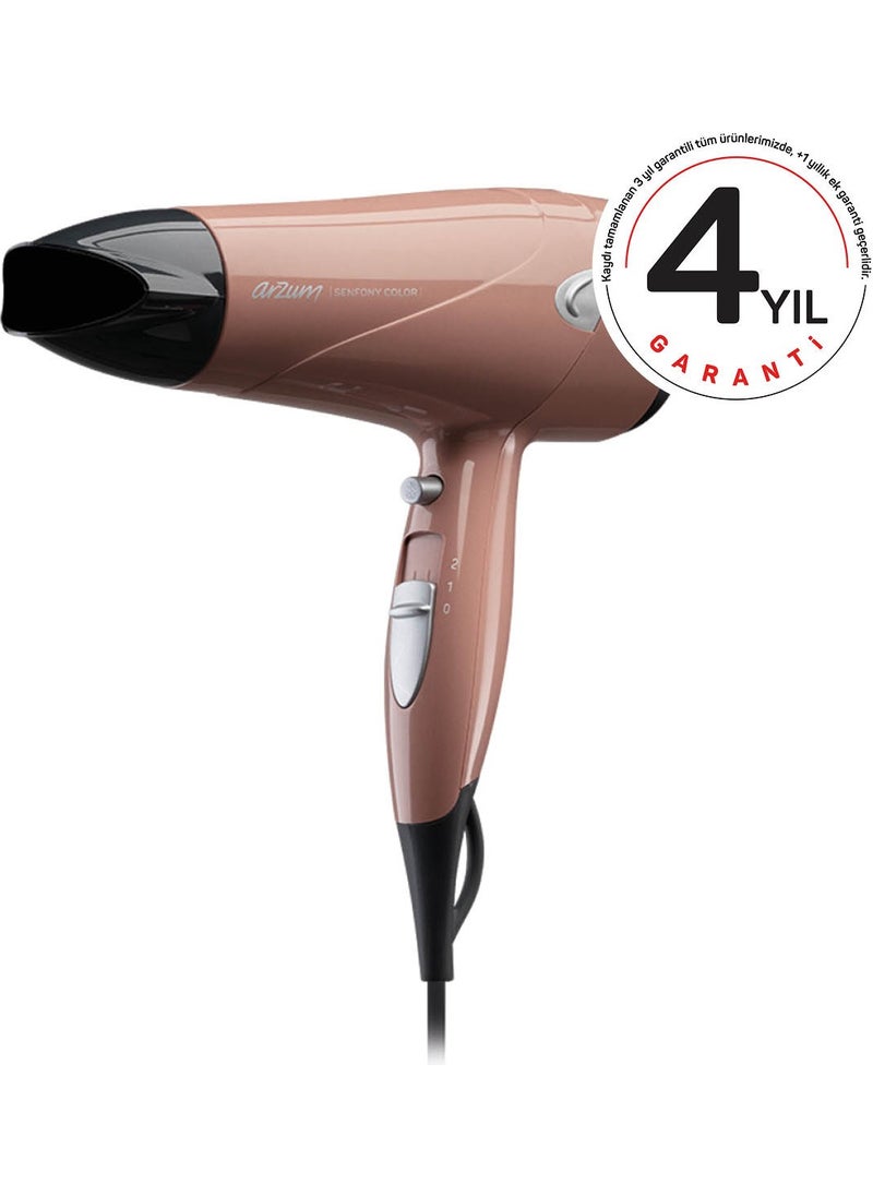 Arzum مجفف الشعر أرزوم Ar5014-AG سينفوني كولور  - Image 3