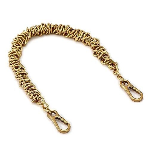 Yichain Unique Metal Bag Chains Purse Handles Shoulder Strap Replacement Accessories Charms for Handbags(Antique Gold 16 Inch) - Image 1