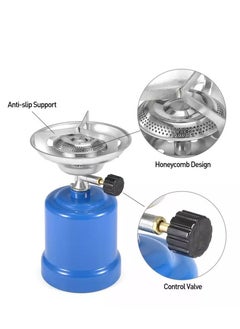 Portable Gas Stove Blue/Silver