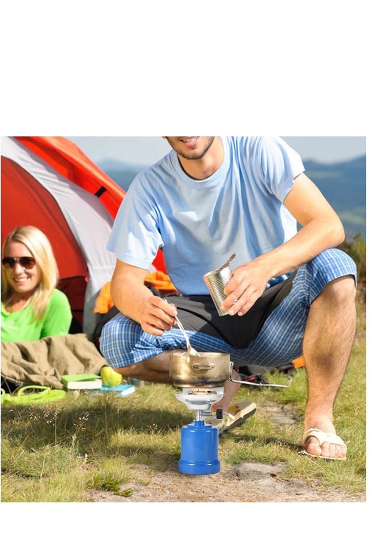 Generic - Portable Gas Stove Blue/Silver - Image 1