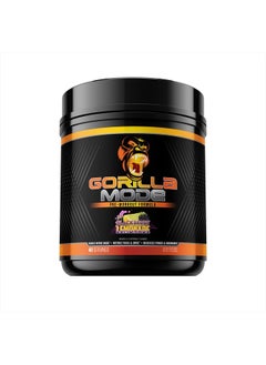 Gorilla Mode Pre Workout - Massive Pumps · Laser Focus · Energy · Power - L-Citrulline, Creatine, L-Tyrosine, Betaine, Hydroprime®, Alpha-GPC, 400mg Caffeine, Huperzine A – 800g (BlackBerry Lemonade)