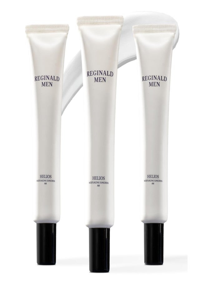 Reginald Men واقي شمس ريجينالد للرجال بعامل حماية 50+ PA++++، مُفتّح ومرطب، 50 غرام × 3 | مُختَبَر حيويًا | حماية واسعة النطاق من الأشعة فوق البنفسجية UVA/UVB | خفيف الوزن، خالٍ من الزيوت، وغير لزج | حماية يومية من الشمس للرجال - Image 1