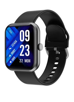 Zoom Plus Smart Watch For Men Women, Bluetooth Fitness Tracker With Blood Pressure Heart Rate Monitor Full Touch Screen Activity Tracker IP68 Waterproof For Android iOS, Black  - Image 1