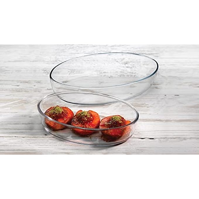 Borcam Glass Casseroles Set Of 2 159033 Clear - Image 3