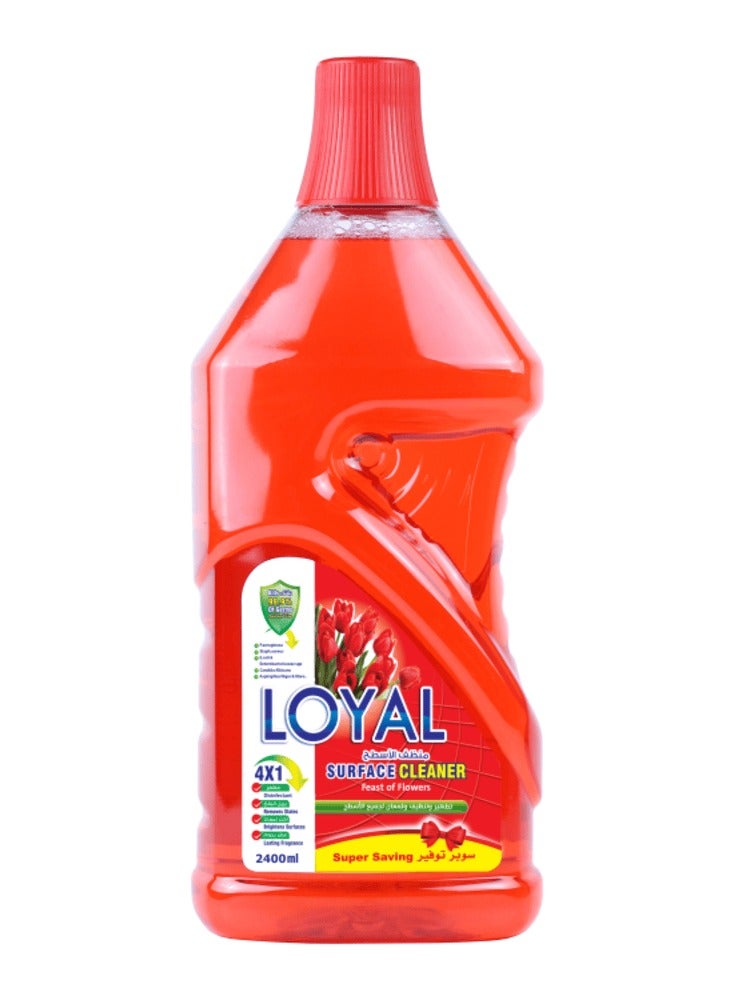 loyal منظف سطح عيد الزهور الأحمر 800 مل