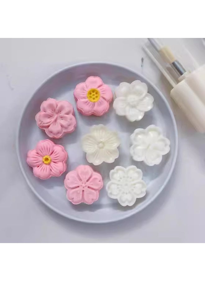 A Variety Of Optional Moon Cake Mold Hand-pressed Household Mung Bean Cake Embossed Ice-cream Moon Cake Pastry Baking Mold-Specifications - Image 3