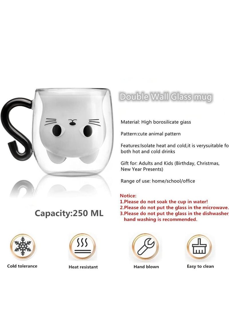 Y&D Double-Walled Glass Tea Cup Lovely Coffee For A Woman'S Wife And Mother Her Teacher Friend  - Image 5