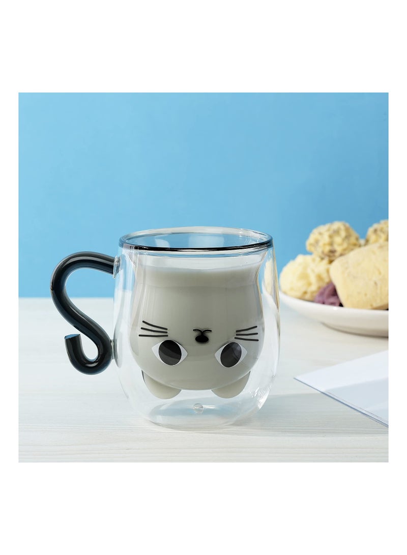Y&D Double-Walled Glass Tea Cup Lovely Coffee For A Woman'S Wife And Mother Her Teacher Friend  - Image 2