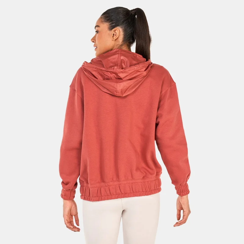 نايكي هودي سبورتسوير ايكون كلاش فليس 1/4-سحاب للنساء