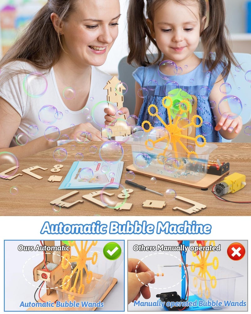 Zikra Educational Science Experiment Crafts Model Kits, 6-in-1 Science and Wooden 3D Puzzles, Building Projects and Crafts Model Kits, Educational Toys, Ideal Birthday Gifts for Ages 7-13 - Image 5