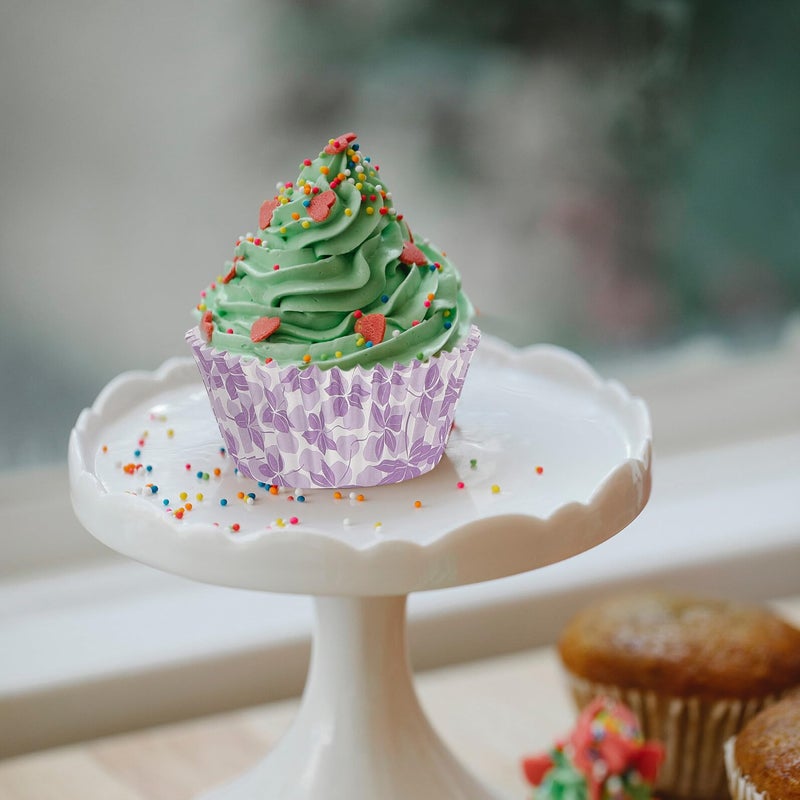 Heat Resistant Grease Proof Baking Paper Cups 200pcs Random Style Cake Muffin Liners - Image 5