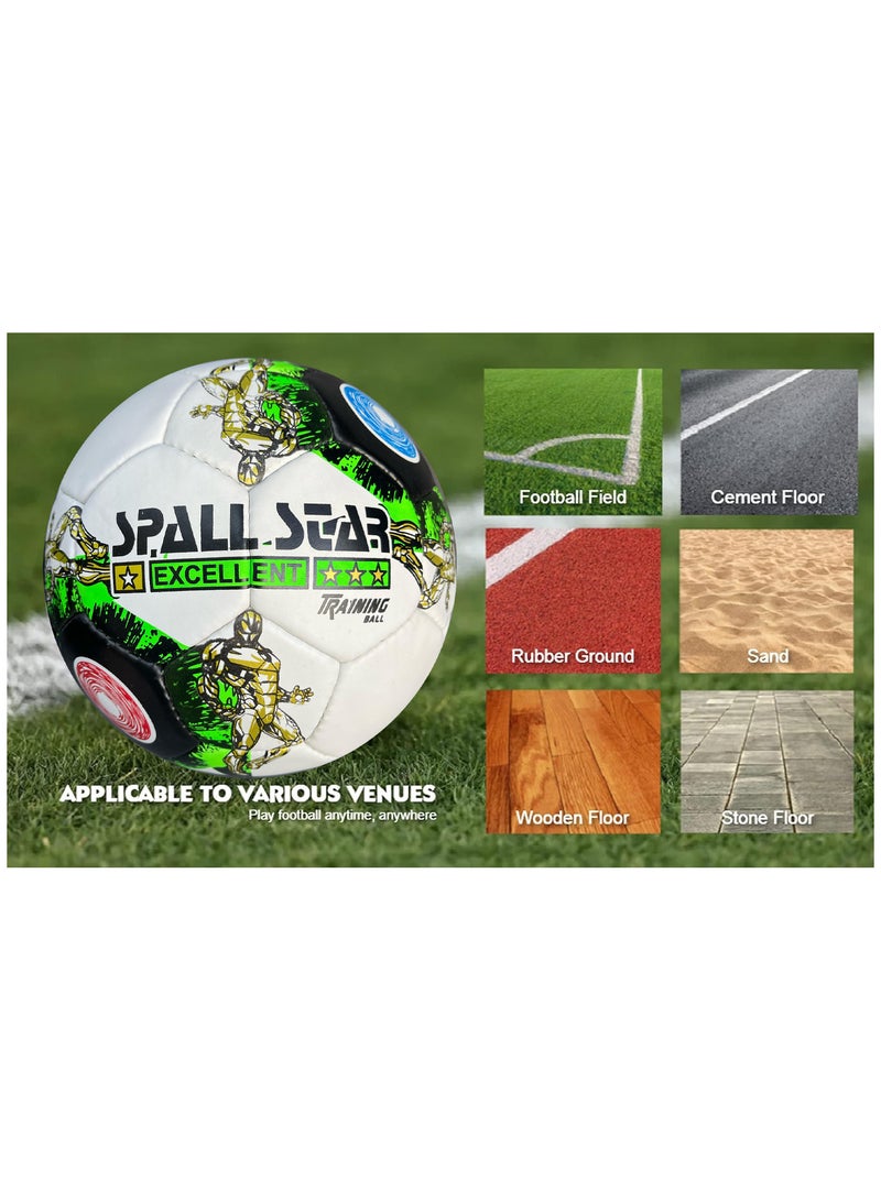 سبال كرات كرة القدم لمباريات كأس العالم الأفضل للاستخدام في الأماكن المغلقة/الخارجية، كرة مقاومة للماء للتدريب الاحترافي ومطابقة الرجال والنساء - Image 4