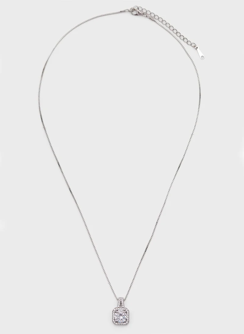 Ella Limited Edition Cz Pendant Necklace & Earrings Set