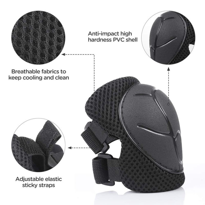 DaCool Kids Bike Helmet Skateboard Knee Pads - Toddler Helmet Adjustable for 3-8 Years Old Boys Girls Kids Protective Gear Set for Sport Cycling Bike Roller Skating Scooter - Image 4