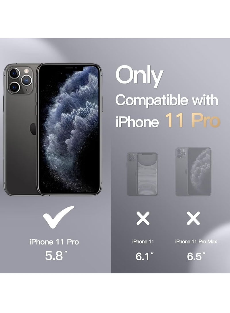 DUSALA iPhone 11 Pro Case, Liquid Silicone Phone Case for iPhone 11 Pro 5.8 Inch, Colorful Silky-Soft Protective Cover (Black) - Image 2