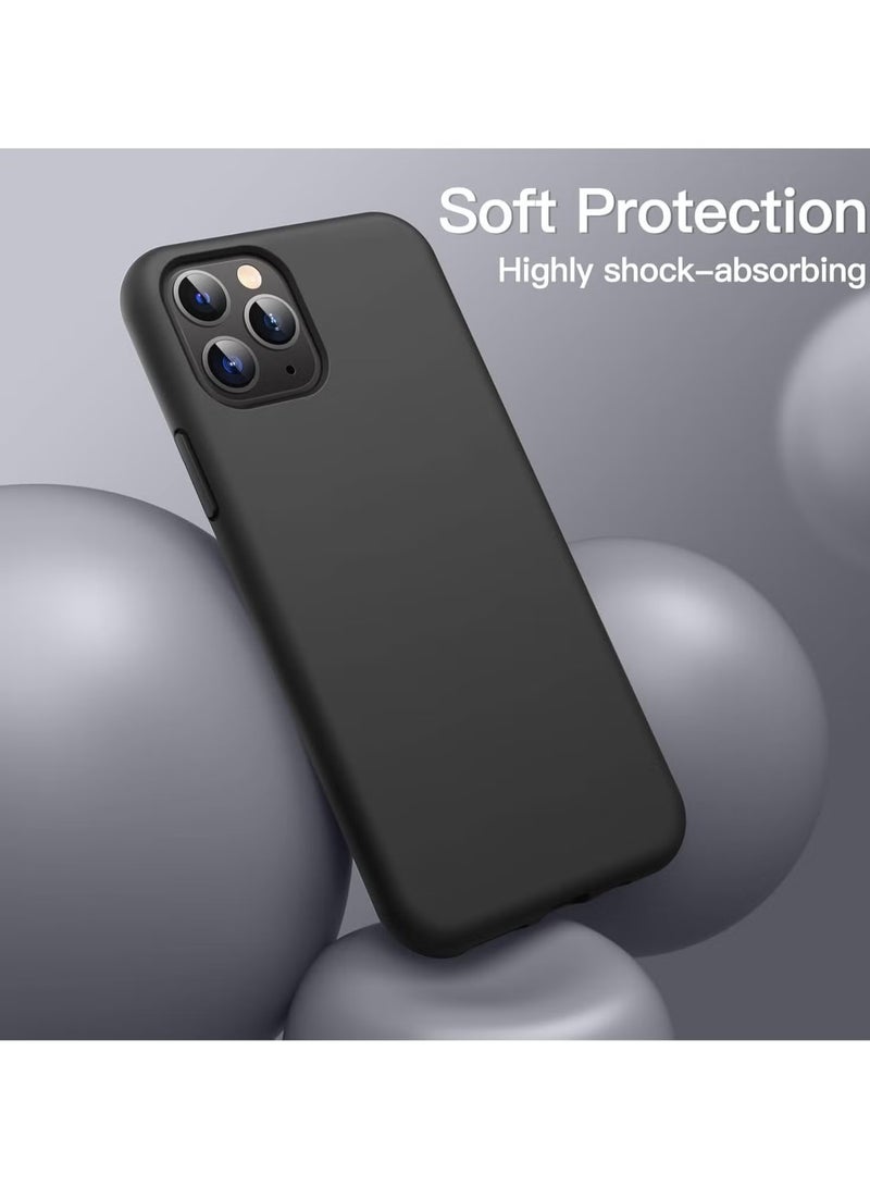 DUSALA iPhone 11 Pro Case, Liquid Silicone Phone Case for iPhone 11 Pro 5.8 Inch, Colorful Silky-Soft Protective Cover (Black) - Image 4
