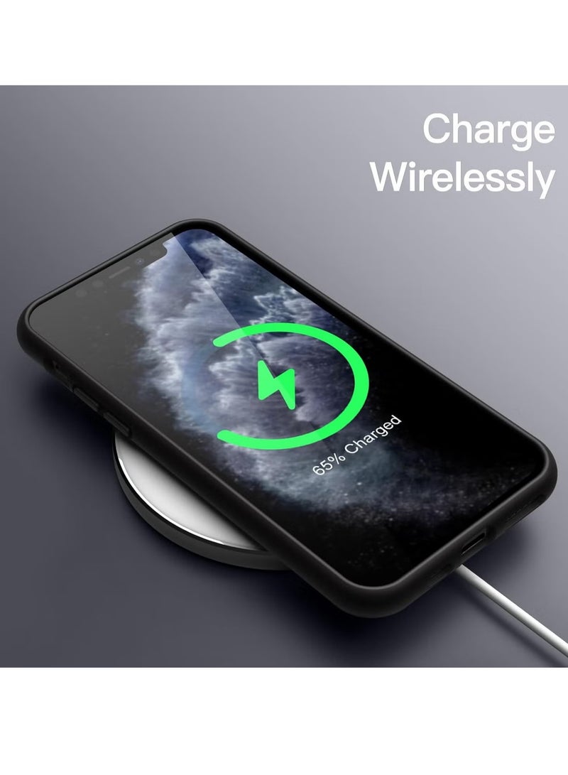 DUSALA iPhone 11 Pro Case, Liquid Silicone Phone Case for iPhone 11 Pro 5.8 Inch, Colorful Silky-Soft Protective Cover (Black) - Image 5