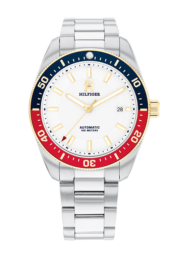 TOMMY HILFIGER Men's Analog Round Shape Stainless Steel Wrist Watch 1710551 - 40 Mm  - Image 1