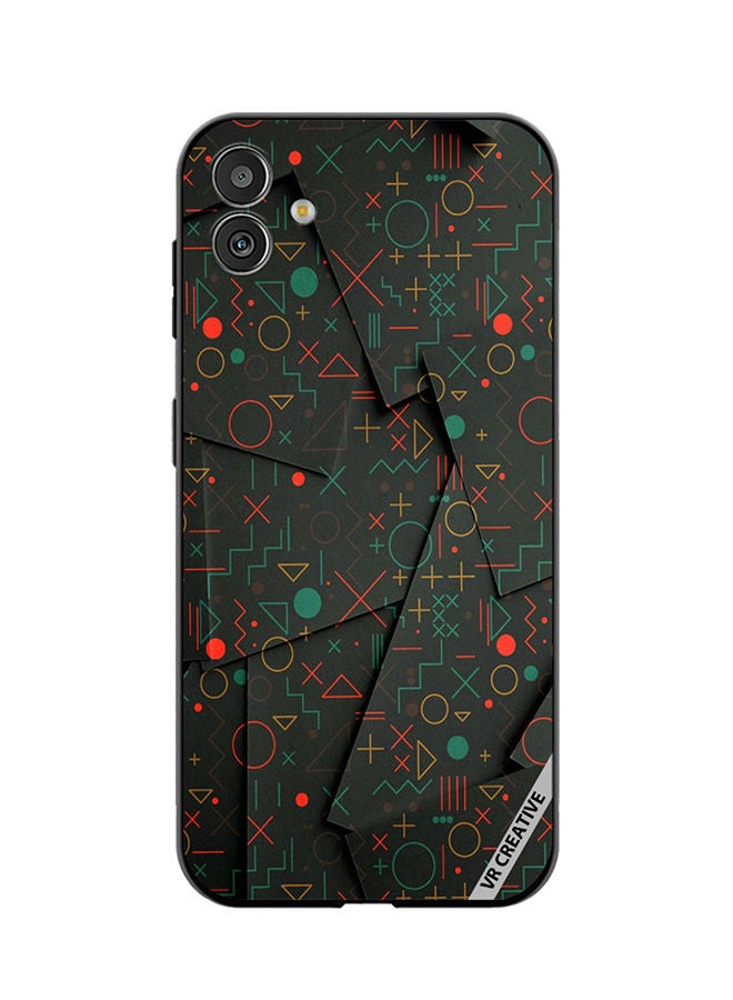VR CREATIVE Protective Case Cover For Samsung Galaxy F14 Geometric Circles Design Multicolour - Image 1