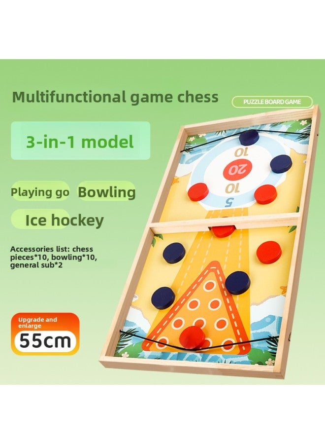 Two-Player Battle Chess Catapult Kidsren's Family Interactive Wooden Board Game Classmates And Friends Desktop Game Toys