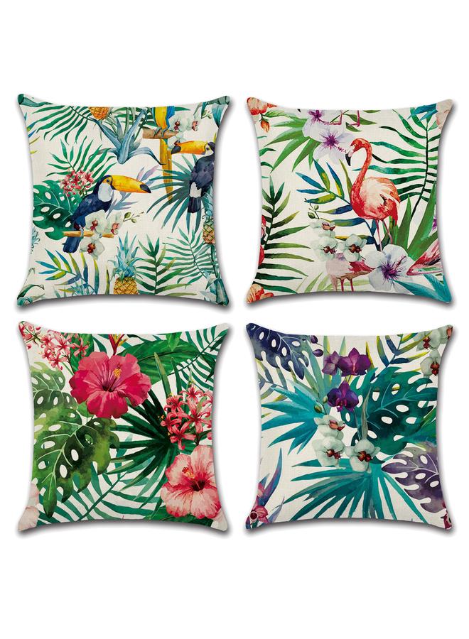 Bluejw New Four-piece Cartoon Pattern Pillow Decorative Set Home Sofa Cushion Decorative Linen Pillow Case  - Image 1