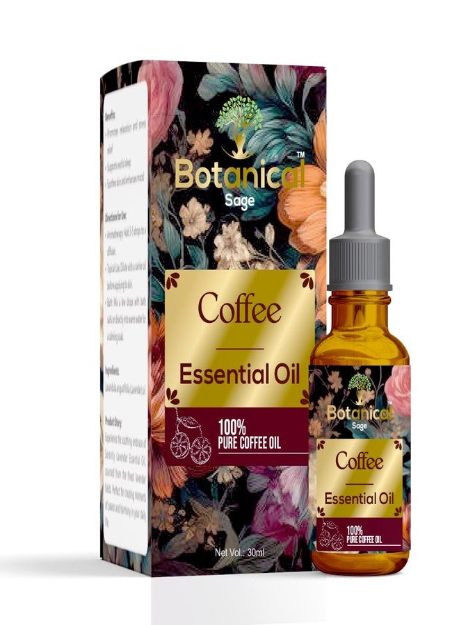 Botanical Sage زيت نباتي من المريمية والقهوة 30 مل | زيت عطري نقي وطبيعي للعناية بالبشرة والشعر والتدليك - Image 1