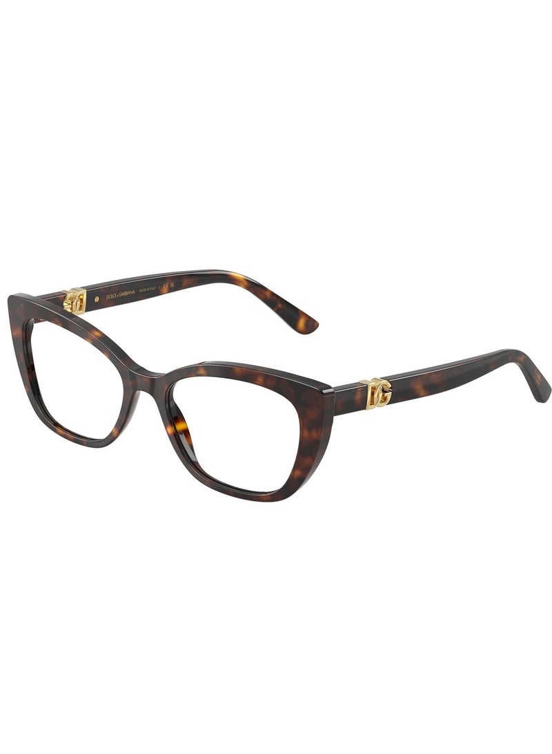 Dolce & Gabbana دولتشي آند غابانا DG3398 502 52 إطار نظارات نسائية - Image 1