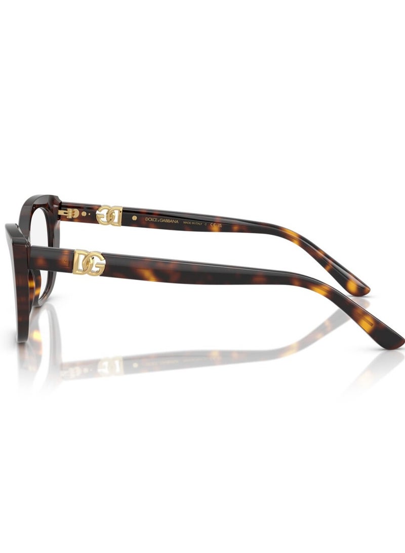 Dolce & Gabbana دولتشي آند غابانا DG3398 502 52 إطار نظارات نسائية - Image 3