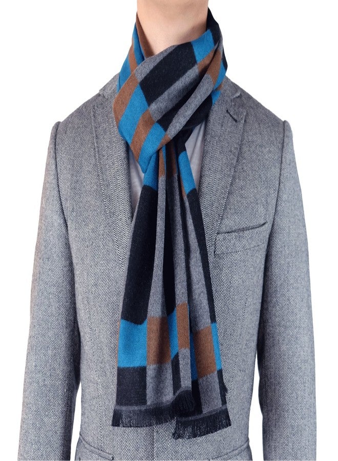 MELIFLUOS DESIGNED IN SPAIN Scarf for Men Reversible Elegant Classic Cashmere Feel Scarves for Fall Winter (TA04-1) - Image 4